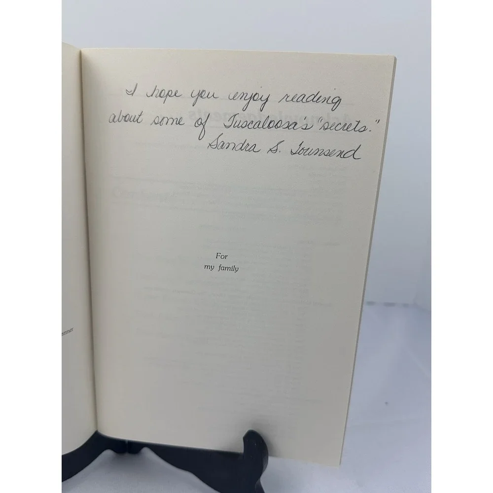 Vtg 1987 The‎ Old Jail Remembers Tuscaloosa Sandra Townsend Signed Local History